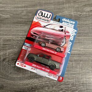 NIP AUTO WORLD 2 Pack Deluxe Limited Series 1994 Ford Probe GT 2020 Ford F-150